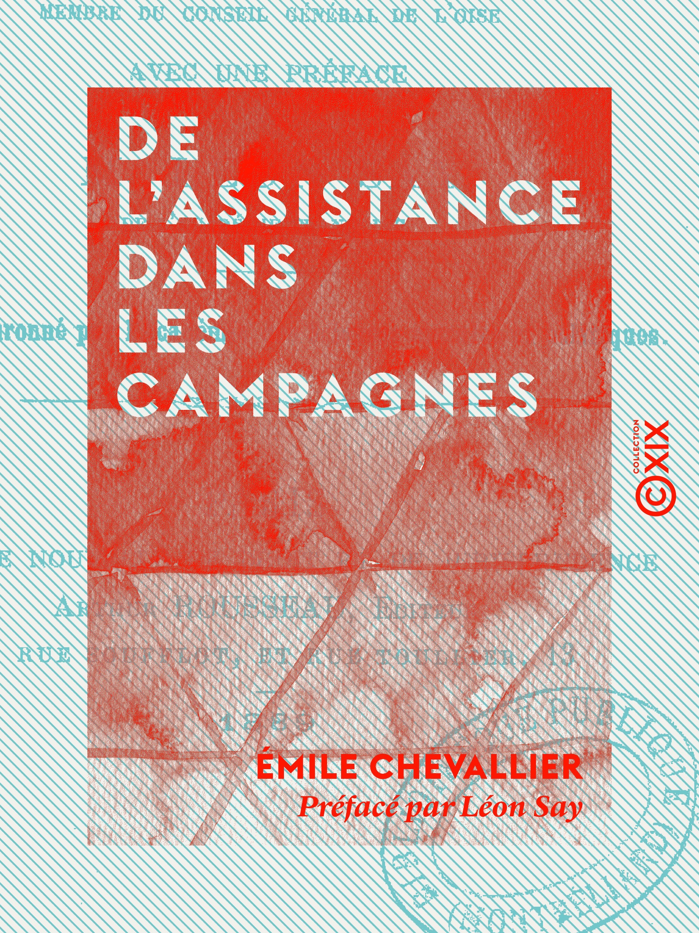 ebook cover of De l'assistance dans les campagnes, by Emile Chevallier, Leon Say