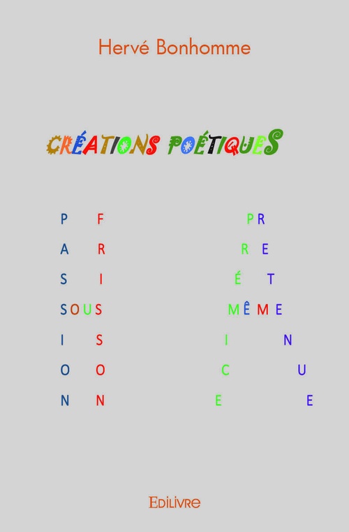 ebook cover of Créations Poétiques, by Hervé Bonhomme