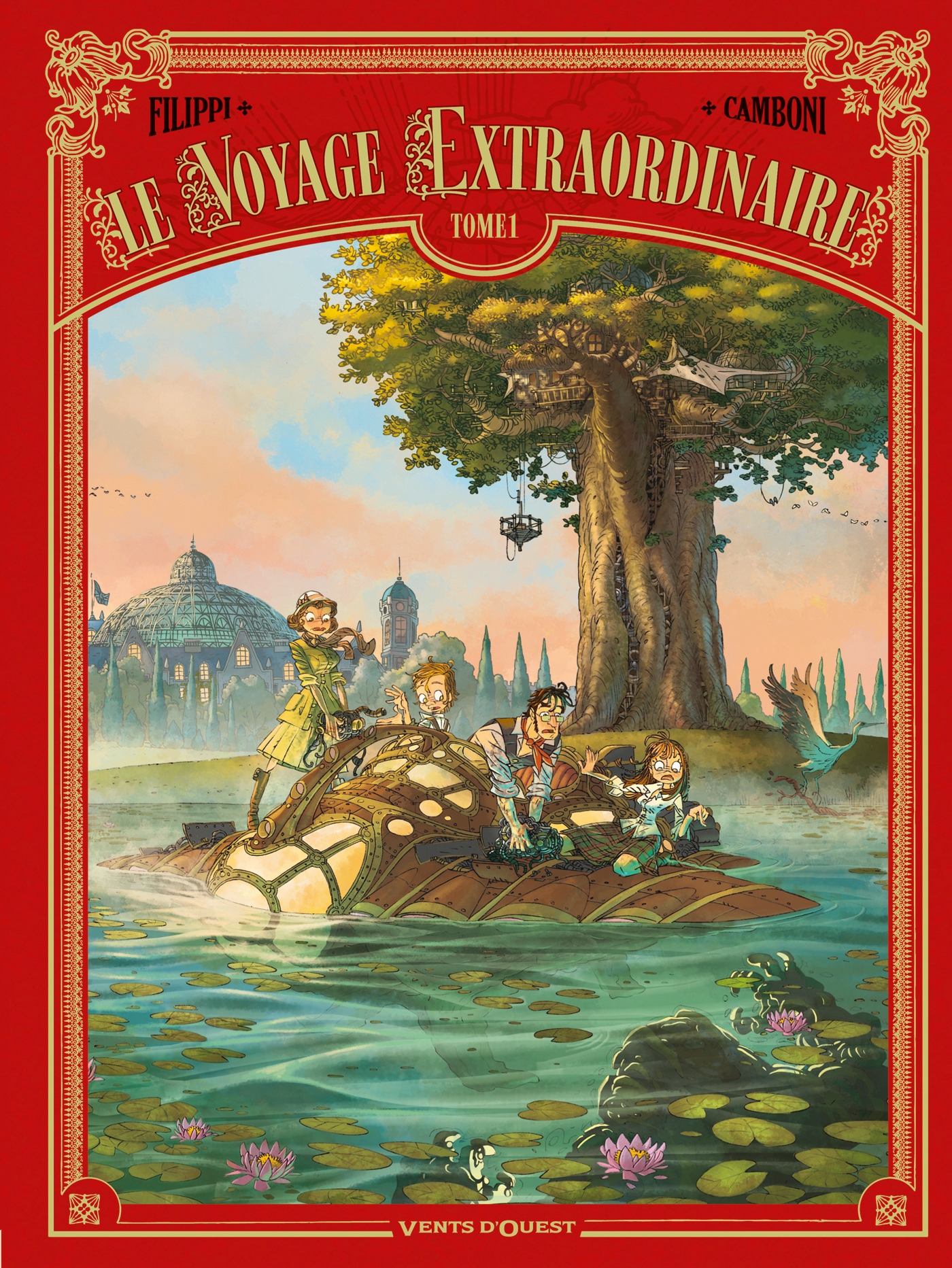 ebook cover of Le Voyage extraordinaire - Tome 01, by Denis-Pierre Filippi, Silvio Camboni