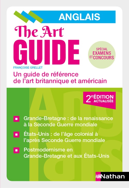 ebook cover of The Art Guide - Anglais - Un guide de référence de l'art britannique et américain 2018, by Françoise Grellet