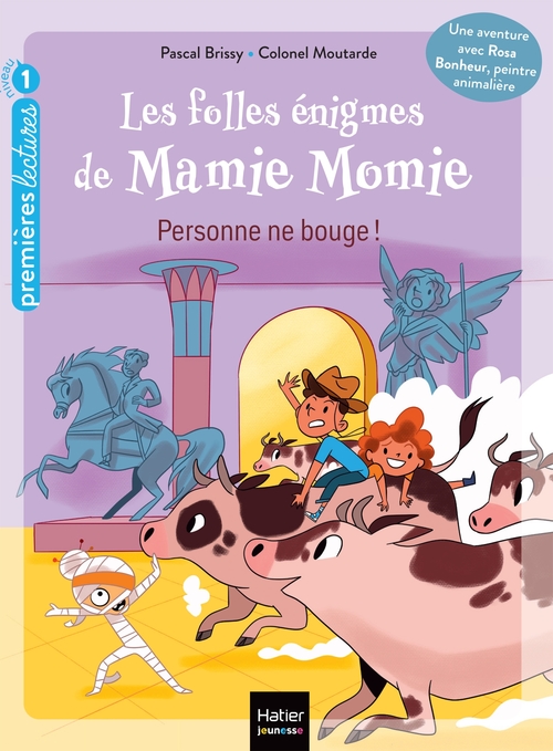 Couverture ebook de Les folles énigmes de Mamie Momie - Personne ne bouge ! GS/CP 5-6 ans, de Pascal Brissy