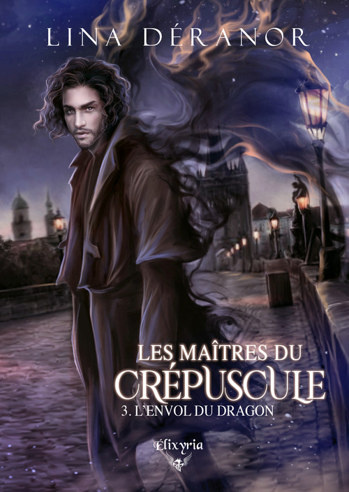 Couverture ebook de Les maîtres du crépuscule - 3 - L'envol du dragon, de Lina Déranor