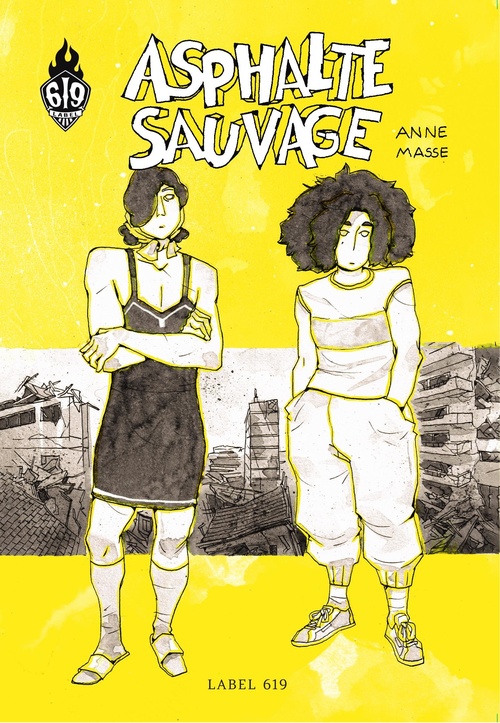 Couverture ebook de Asphalte sauvage, de Anne Masse