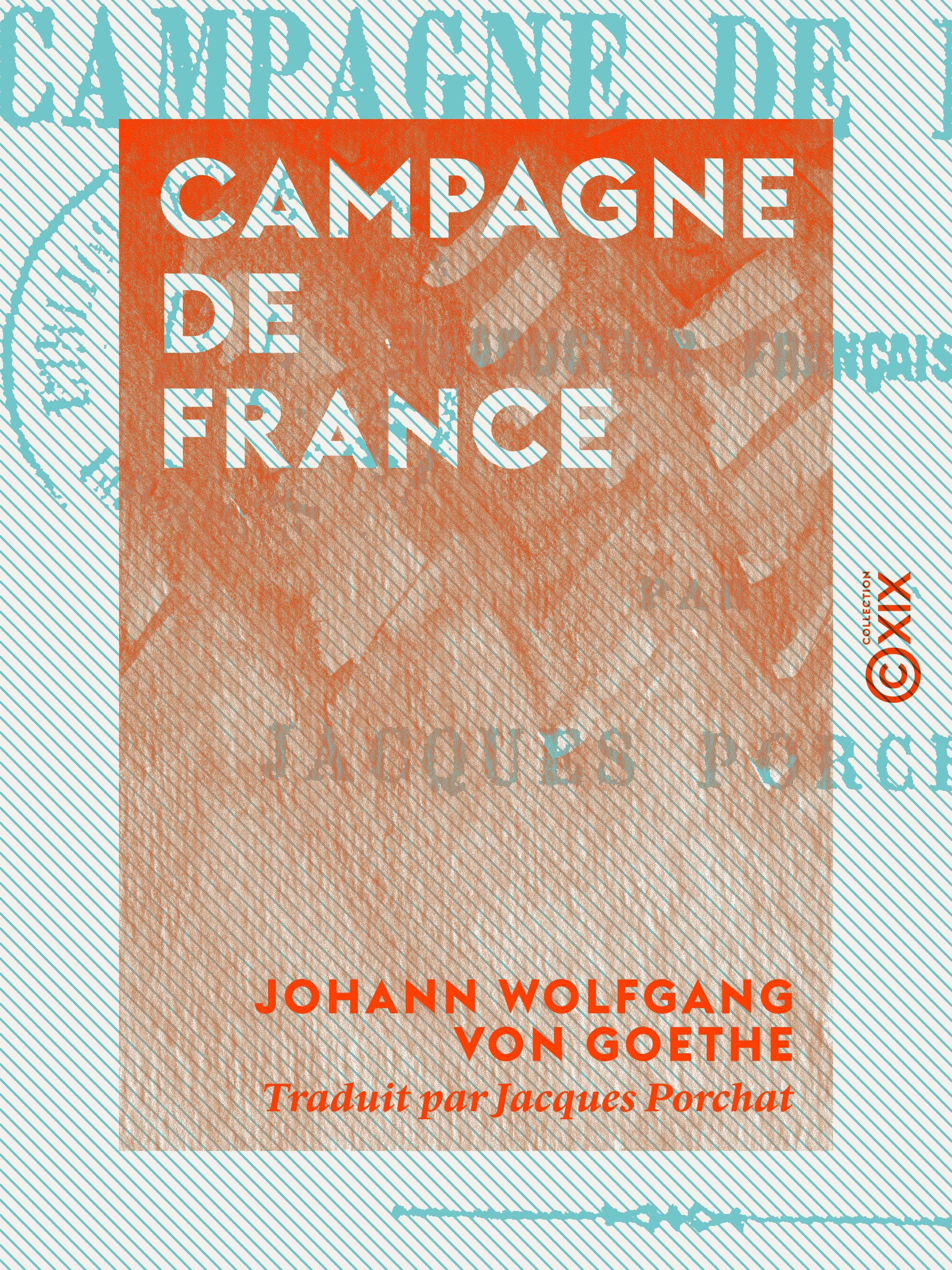 ebook cover of Campagne de France, by Johann Wolfgang Von Goethe