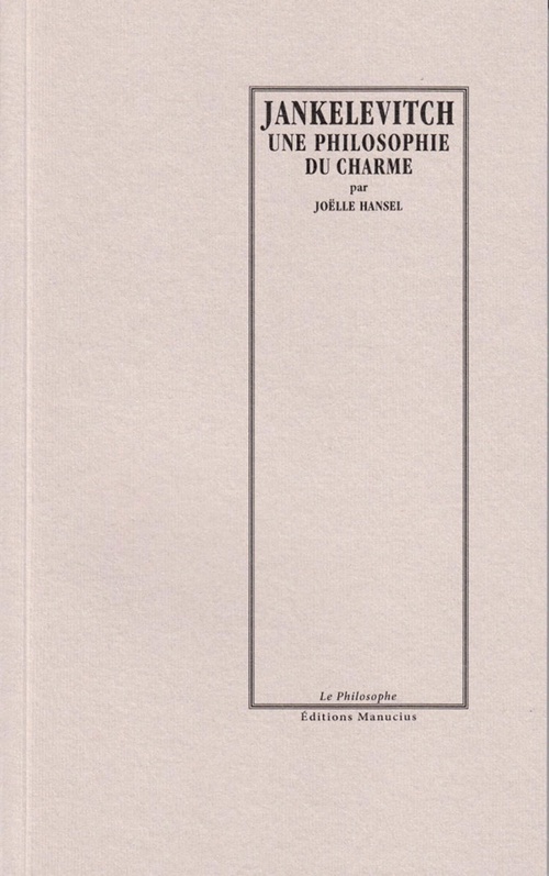 Couverture ebook de Vladimir Jankélévitch, une philosophie de charme, de Joëlle Hansel