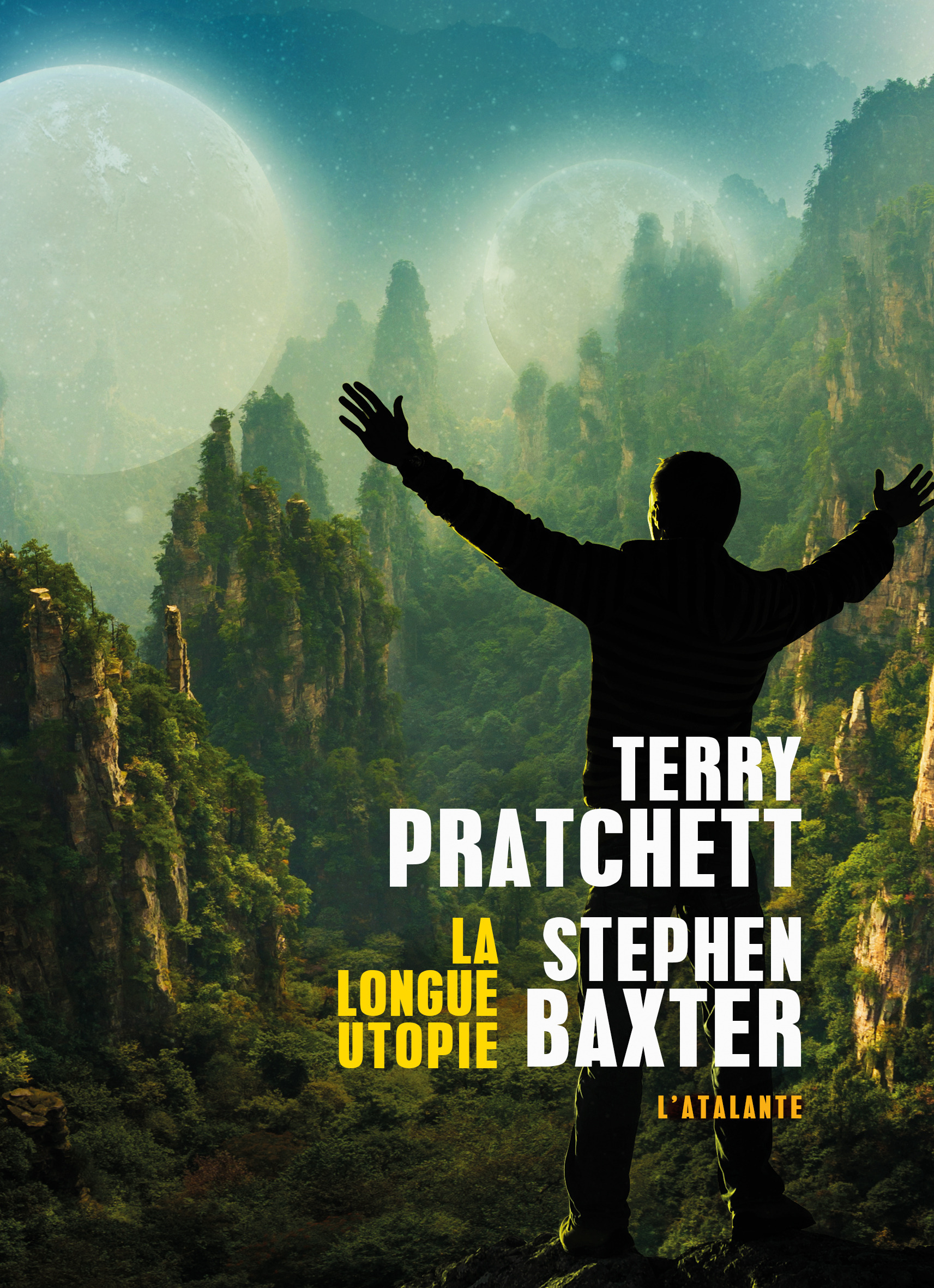 ebook cover of La longue utopie, by Terry Pratchett, Stephen Baxter