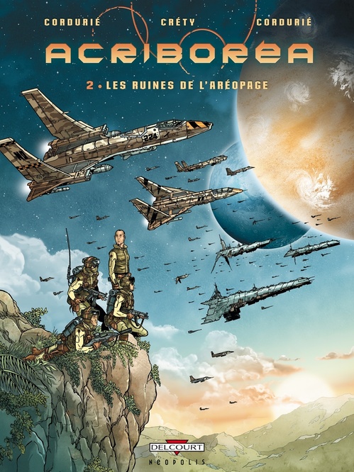 ebook cover of Acriboréa T02 - Les Ruines de l'aréopage, by Sylvain Cordurié