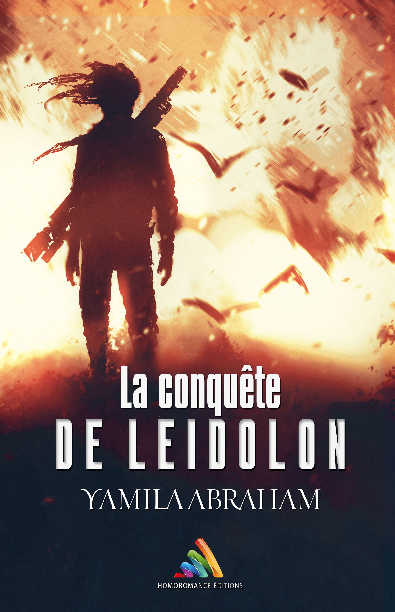 Couverture ebook de La conquête de Léidolon (Livre gay, roman gay), de Yamila Abraham