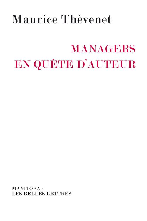 Couverture ebook de Managers en quête d'auteur, de Maurice Thévenet