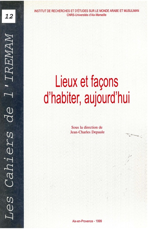Couverture ebook de Lieux et façons d´habiter, aujourd'hui, de Collectif