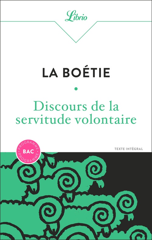 ebook cover of Discours de la servitude volontaire - Bac 2026, by Etienne de La Boétie