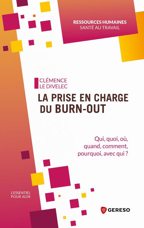 Couverture ebook de La prise en charge du burn-out, de Clemence Le Divelec