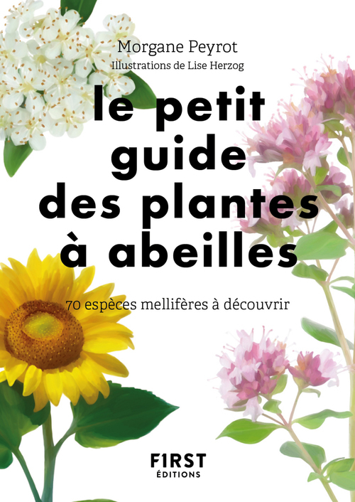 Couverture ebook de Le petit guide des plantes à abeilles, de Morgane Peyrot