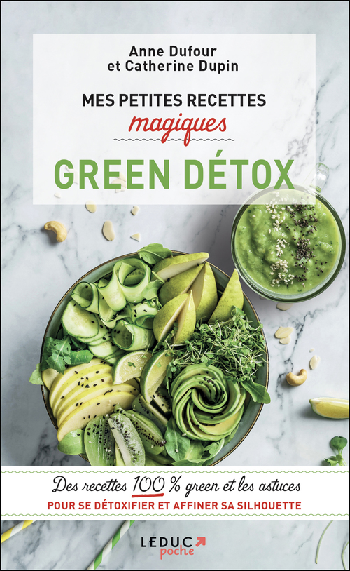 Couverture ebook de Mes petites recettes magiques Green Détox, de Anne Dufour, Catherine Dupin