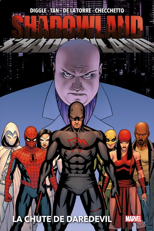 Couverture ebook de Shadowland : La chute de Daredevil, de Andy Diggle