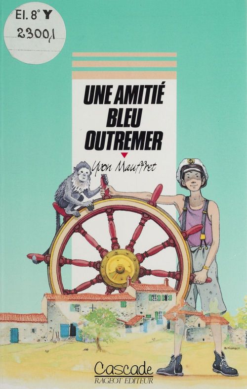 Couverture ebook de Une amitié bleu outremer, de Yvon Mauffret