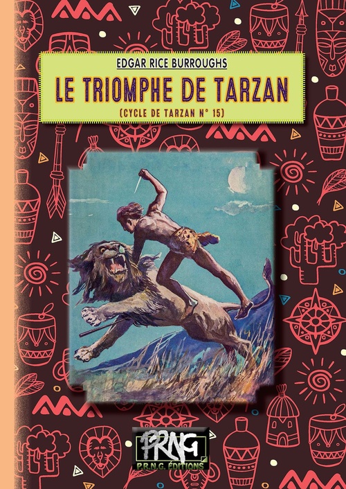 ebook cover of Le triomphe de Tarzan (cycle de Tarzan n° 15), by Edgar Rice Burroughs