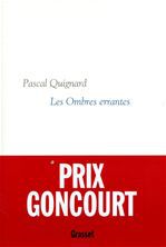 ebook cover of Les ombres errantes, by Pascal Quignard