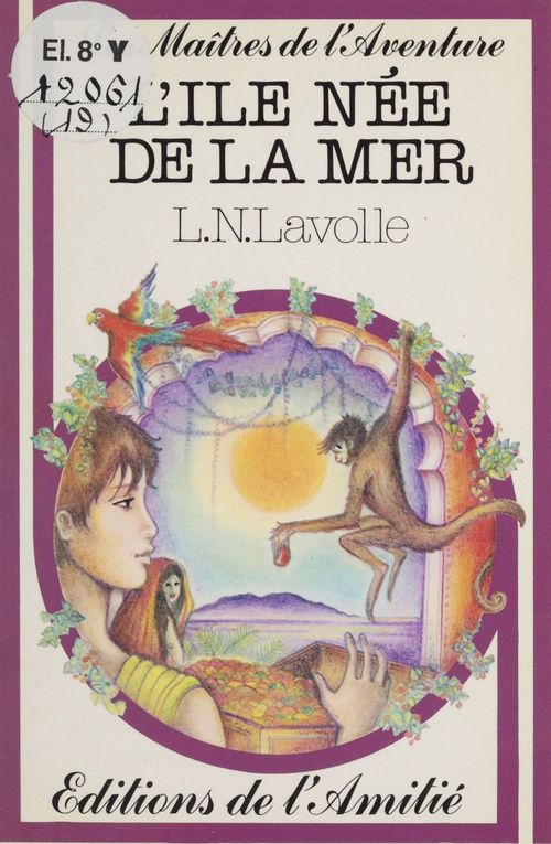 ebook cover of L'île née de la mer, by L. N. Lavolle
