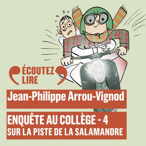 audiobook cover of Enquête au collège (Tome 4) - La piste de la salamandre, by Jean-Philippe Arrou-Vignod