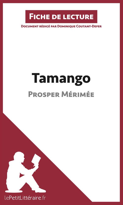 ebook cover of Tamango de Prosper Mérimée (Fiche de lecture), by Dominique Coutant-Defer