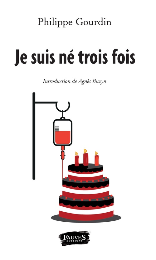 Couverture ebook de Je suis né trois fois, de Philippe Gourdin