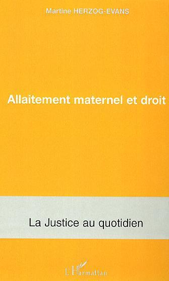 Couverture ebook de Allaitement maternel et droit, de Martine Herzog-Evans