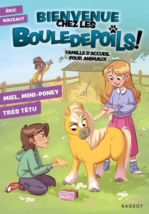 Couverture ebook de Bienvenue chez les Bouledepoils - Tome 4 - Miel, mini-poney très têtu, de Eric Rouzaut, Mégane Lepage