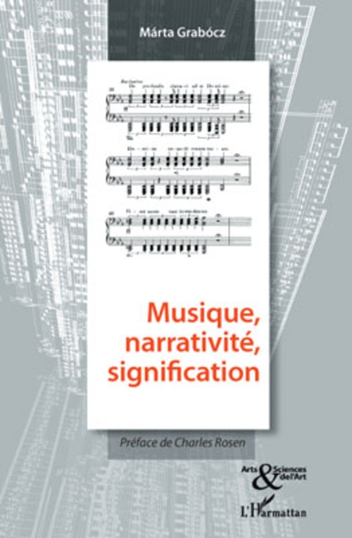 Couverture ebook de Musique, narrativité, signification, de Marta Grabocz