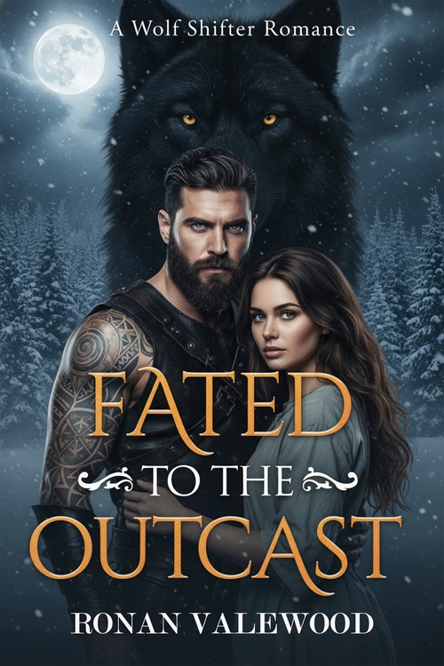 Couverture ebook de Fated to the Outcast, de Ronan Valewood