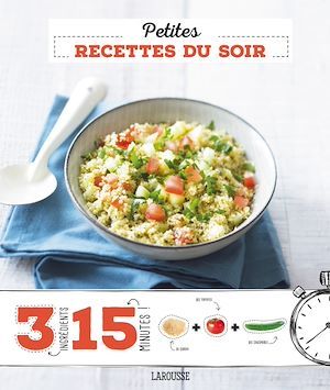 Couverture ebook de Petites recettes du soir, de Camille Depraz