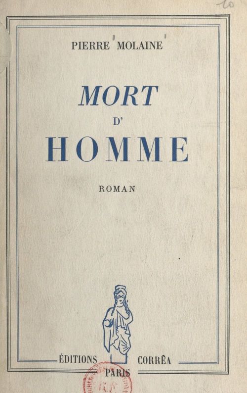 Couverture ebook de Mort d'homme, de Pierre Molaine