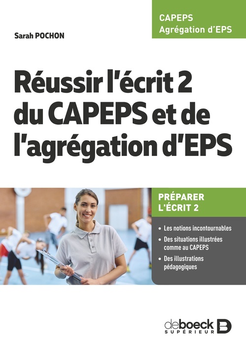 ebook cover of Réussir l´écrit 2 du CAPEPS et l'agrégation d´EPS, by Sarah Pochon