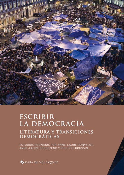 ebook cover of Escribir la democracia, by Anne-laure Bonvalot, Collectif, Anne-laure Rebreyend, Philippe Roussin