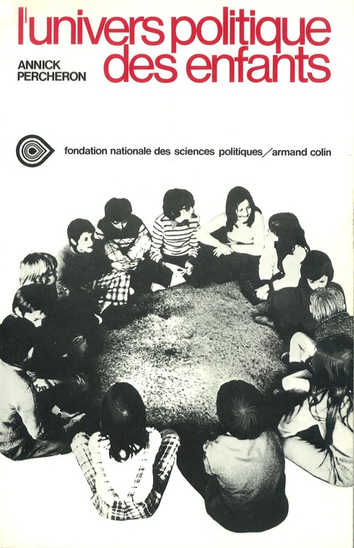 Couverture ebook de L'univers politique des enfants, de Percheron Annick