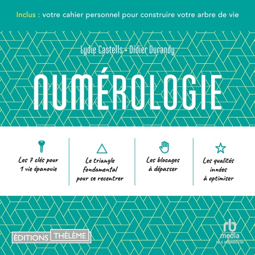 Couverture audiobook de Numérologie, de Didier J. Durandy, Lydie Castells