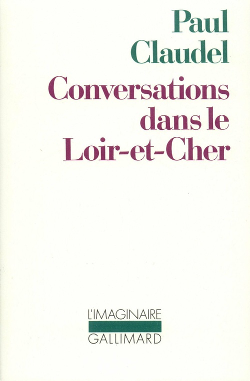 ebook cover of Conversations dans le Loir-et-Cher, by Paul Claudel