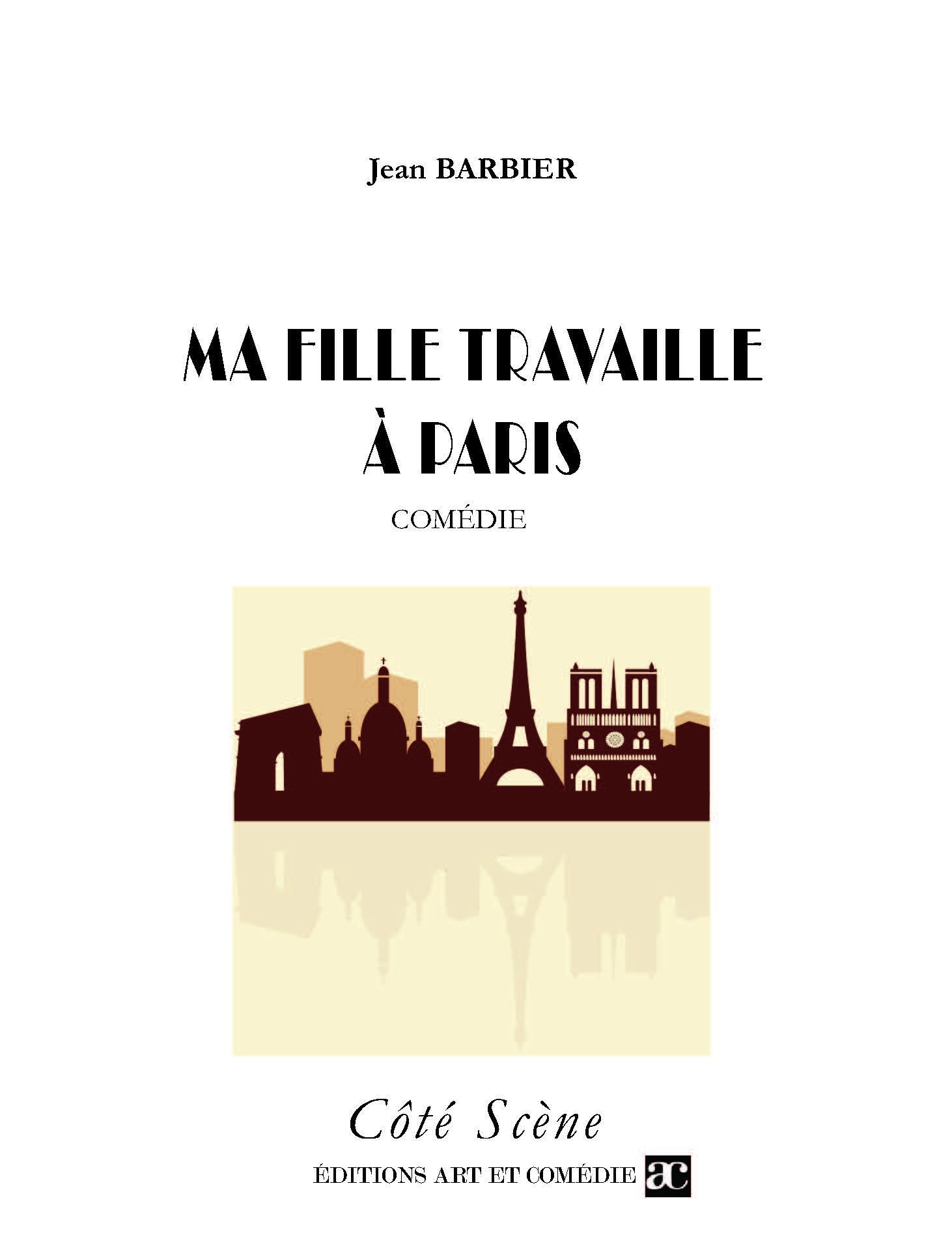 Couverture ebook de Ma fille travaille à Paris, de Jean Barbier