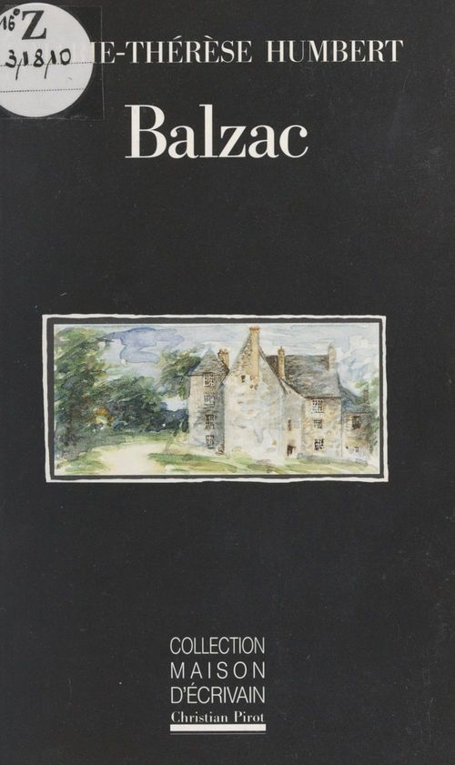 ebook cover of Balzac, Saché, ou le nid de coucou, by Marie-Therese Humbert