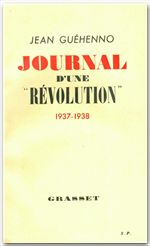 Couverture ebook de Journal d'une révolution, de Jean Guéhenno