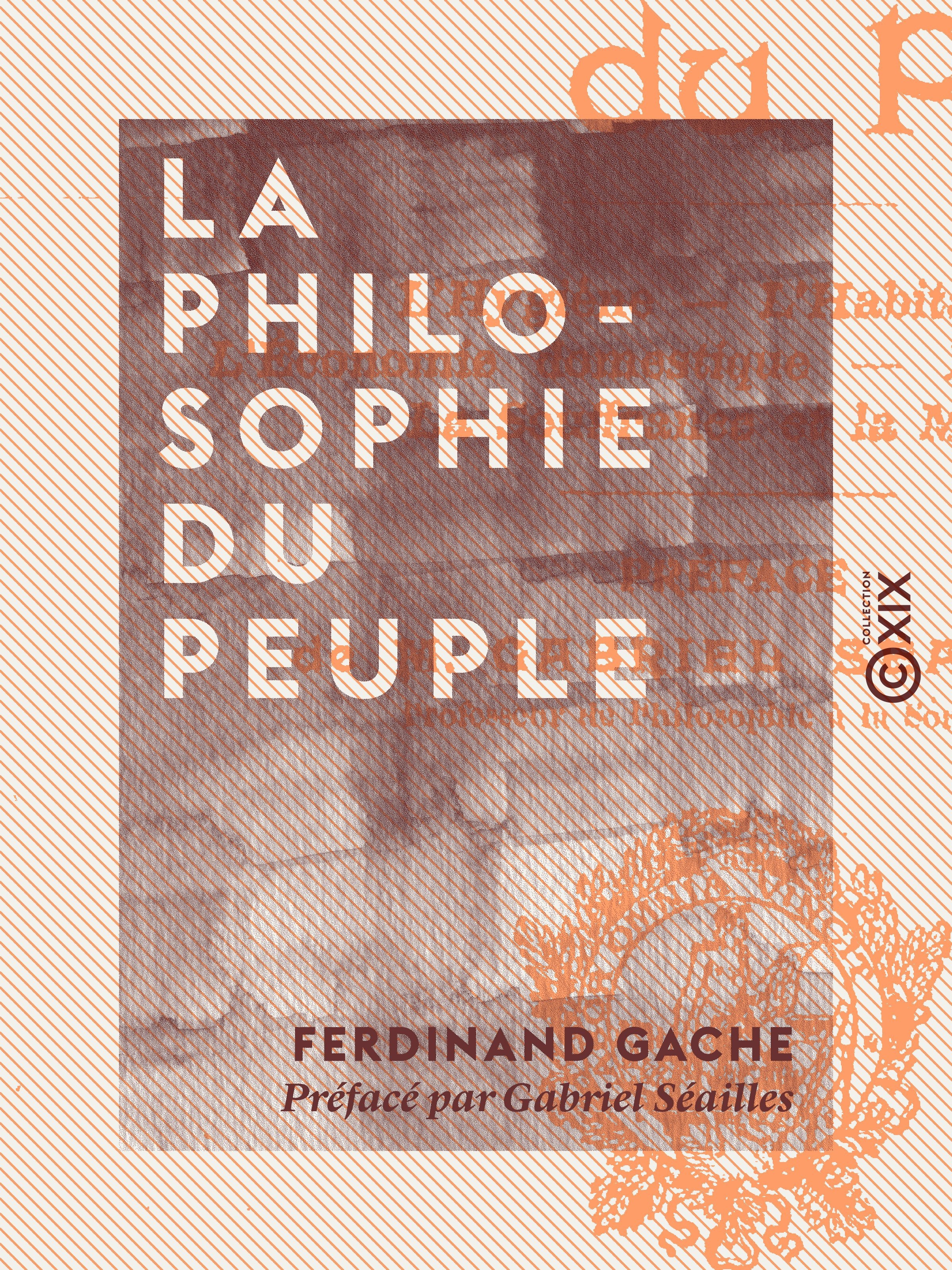 ebook cover of La Philosophie du peuple, by Ferdinand Gache, Gabriel Seailles