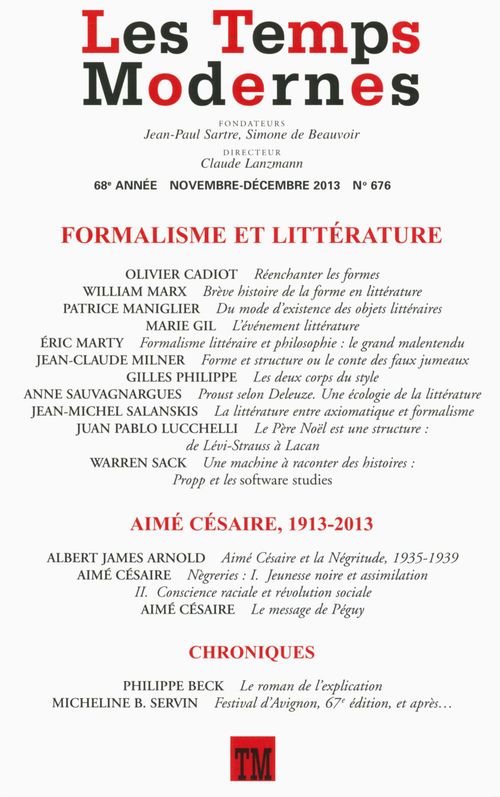 ebook cover of Les Temps Modernes N° 676, by Revue Les Temps Modernes