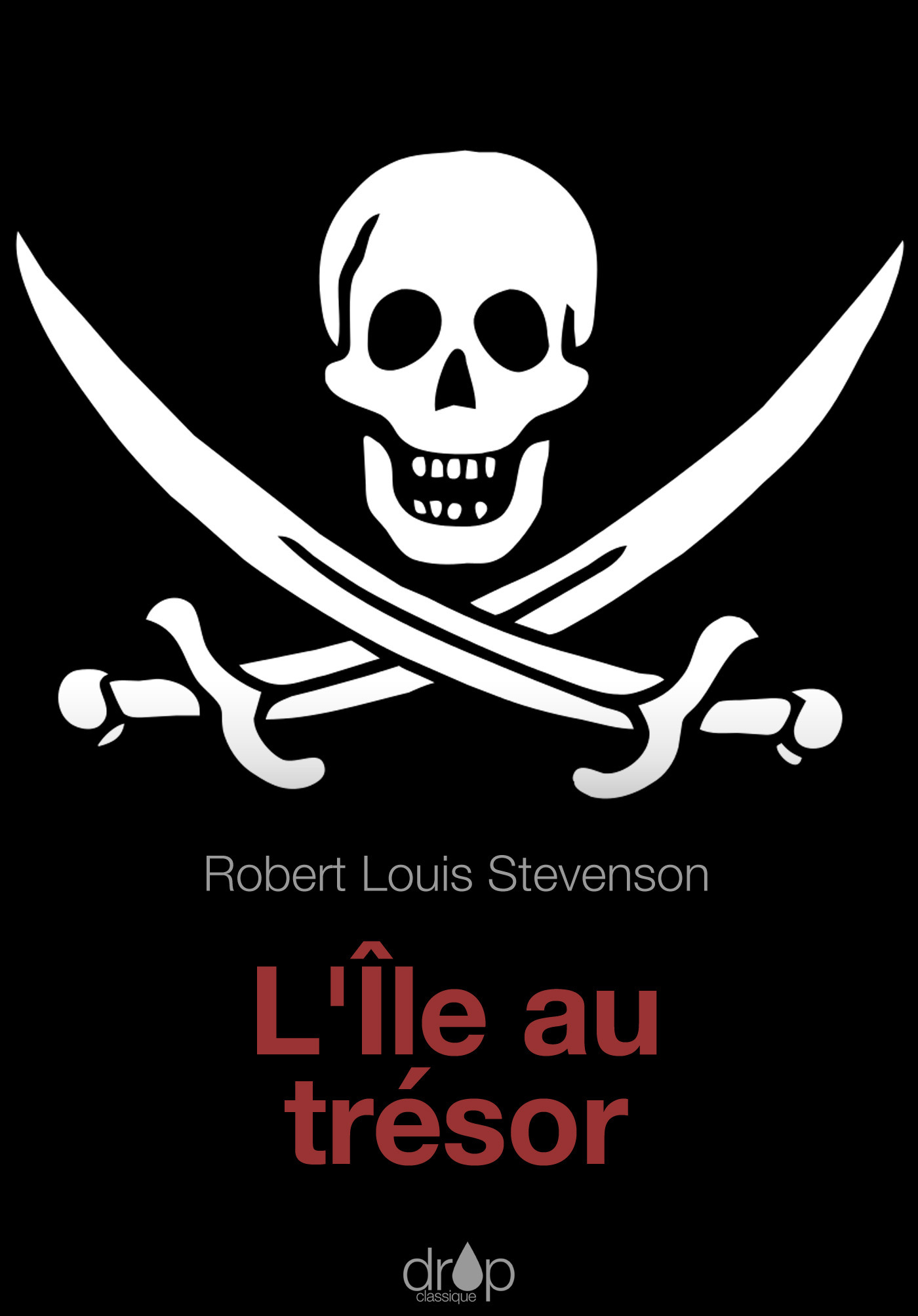 ebook cover of L'Île au trésor, by Robert Louis Stevenson