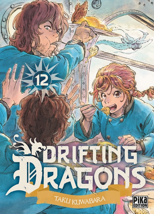 Couverture ebook de Drifting Dragons T12, de Taku Kuwabara