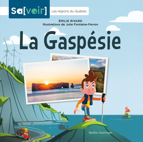 Couverture ebook de La Gaspésie, de Emilie Rivard