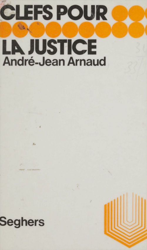 Couverture ebook de La justice, de André-jean Arnaud