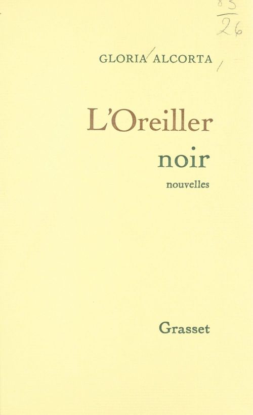 Couverture ebook de L'oreiller noir, de Gloria Alcorta