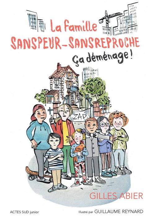 ebook cover of La famille Sanspeur-Sansreproche - T1 Ça déménage !, by Gilles Abier
