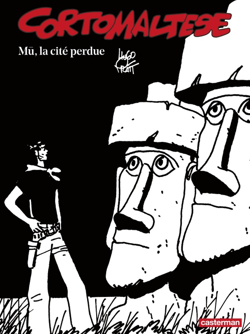Couverture ebook de Corto Maltese (Tome 12) - Mû, la cité perdue (édition enrichie noir et blanc), de Hugo Pratt