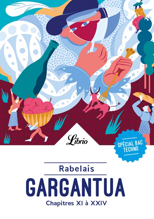 Couverture ebook de Gargantua (BAC 2025), de François Rabelais